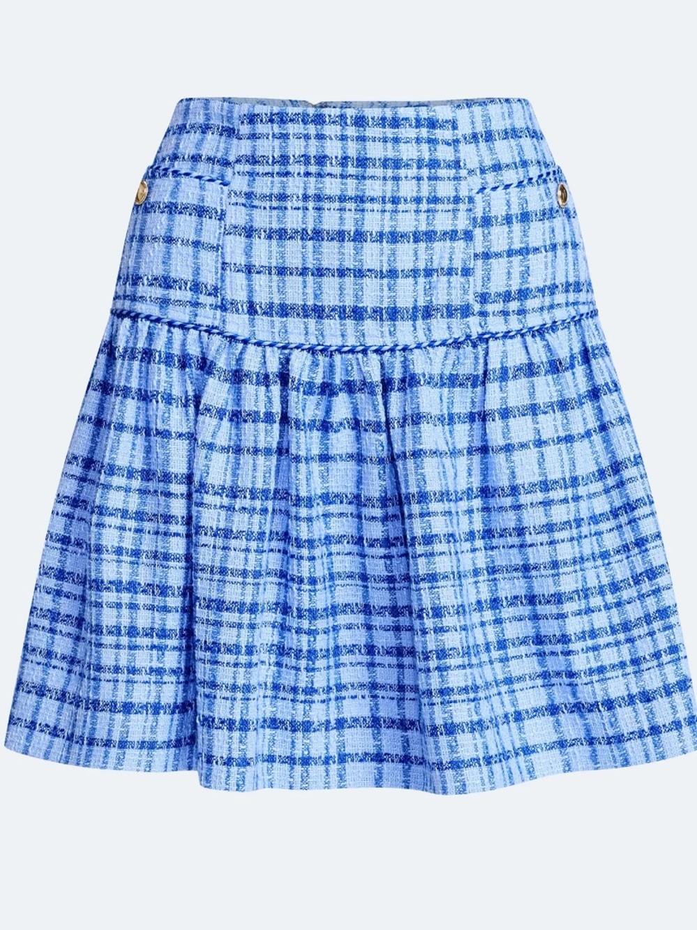 Free Assembly Women's Drop Waist Tweed Mini Skirt